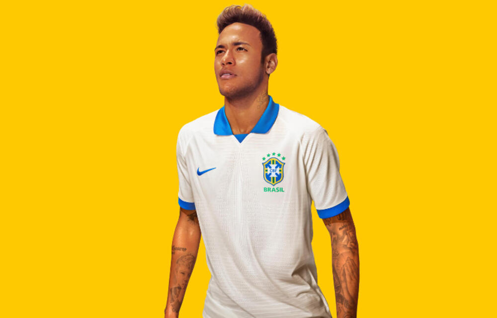 レア 1997年 コパ・アメリカ サッカー ブラジル代表 ユニフォーム NIKE上田の安子_サッカーシャツ