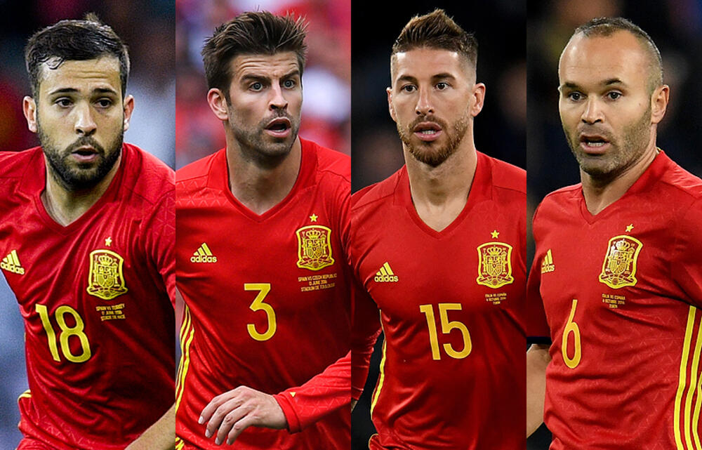 負傷中のセルヒオ ラモスやピケ イニエスタが選出外 イングランドとの国際親善試合に臨むスペイン代表メンバーが発表 ロシアw杯欧州予選 超ワールドサッカー