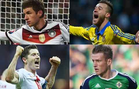 ユーロ16グループc各国注目選手 ドイツ ウクライナ ポーランド 北アイルランド 超ワールドサッカー