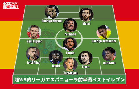 リーガエスパニョーラ前半戦ベストイレブン バルセロナから最多6選手を選出 超ワールドサッカー