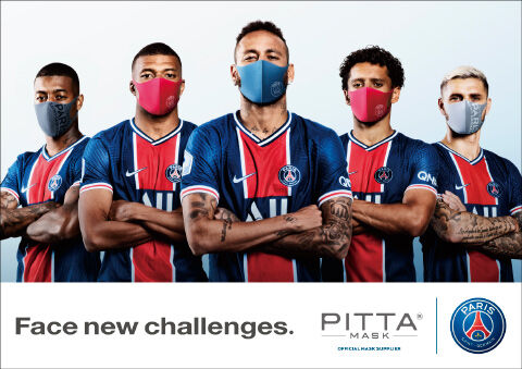 Psgと Pitta Mask がパートナーシップ契約 ロゴ入りのマスクが発売 超ワールドサッカー