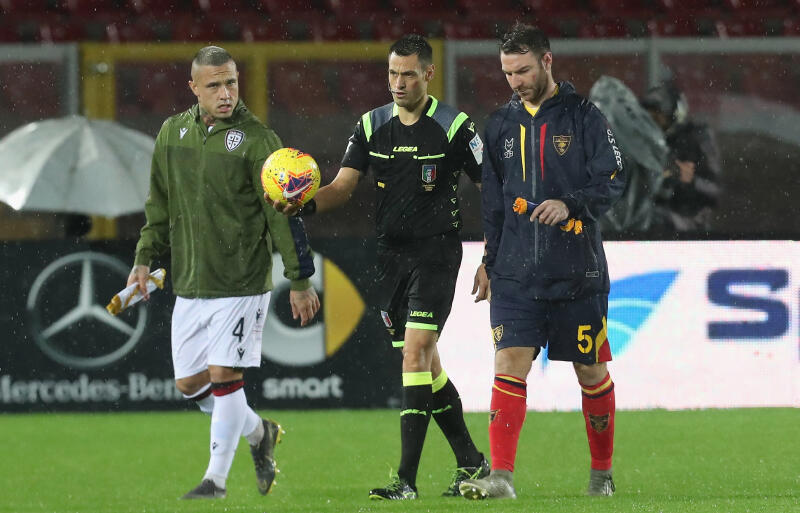 セリエaの1試合が大雨で中止 翌日の開催にも懸念が 超ワールドサッカー