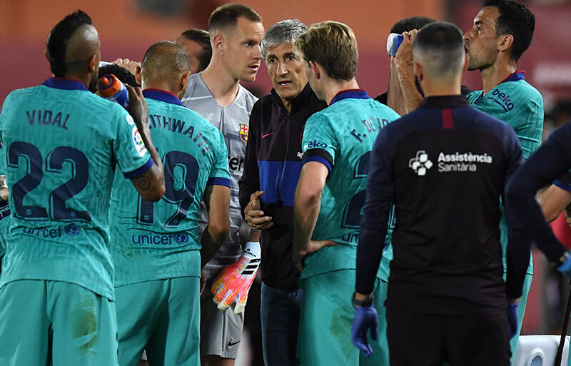 バルサ指揮官 復帰スアレスに 満足感 ゴールのブラースヴァイトと共に称賛 超ワールドサッカー