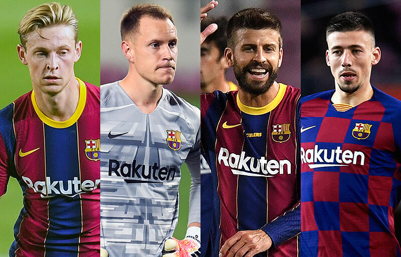 バルセロナが4選手と契約延長合意を発表 守護神 主力cb2人にデ ヨング 超ワールドサッカー