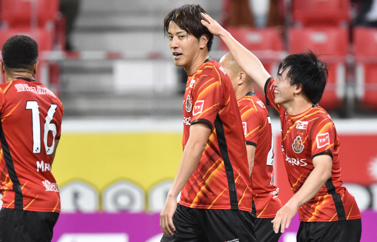 山﨑凌吾が前半だけで初ゴール含むハットトリック 名古屋が無失点で3連勝 Acl21 超ワールドサッカー