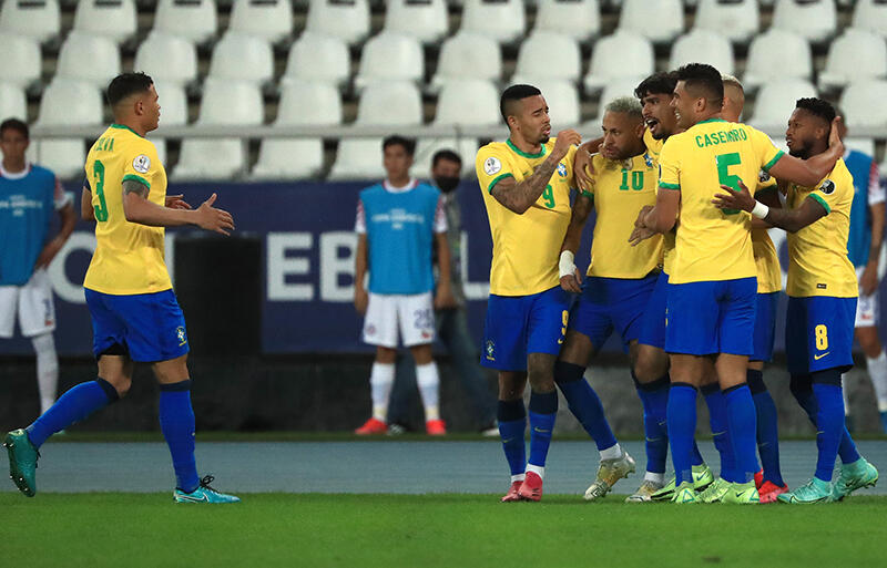 ブラジルがジェズス退場も4強入り パラグアイと死闘のペルーはpk戦決着 コパ アメリカ21 超ワールドサッカー
