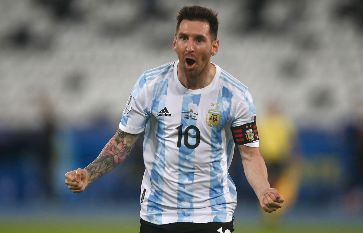 【選手支給品モデル】メッシ アルゼンチン代表 コパ・アメリカ決勝 ユニフォームサッカー・フットサル