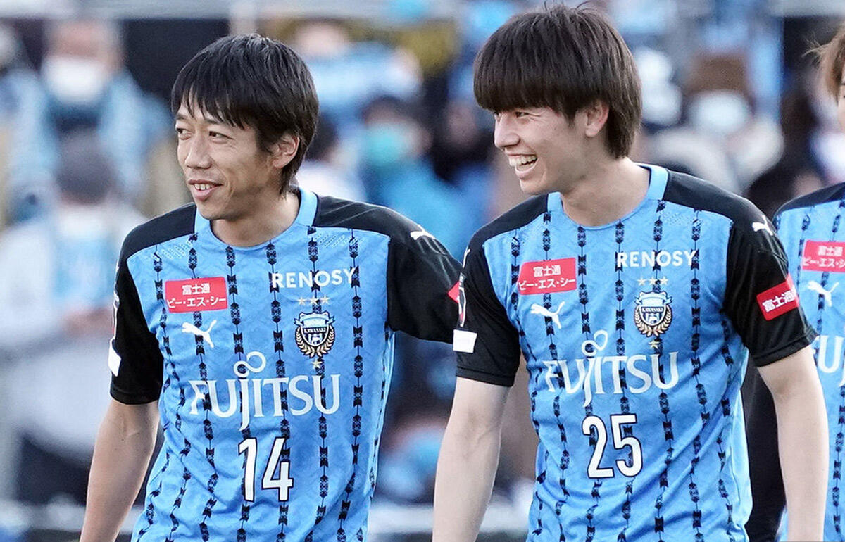 まさかこのタイミングで インタビューした大先輩 中村憲剛が殊勲の田中碧へエール おめでとう 次も頑張れ 超ワールドサッカー