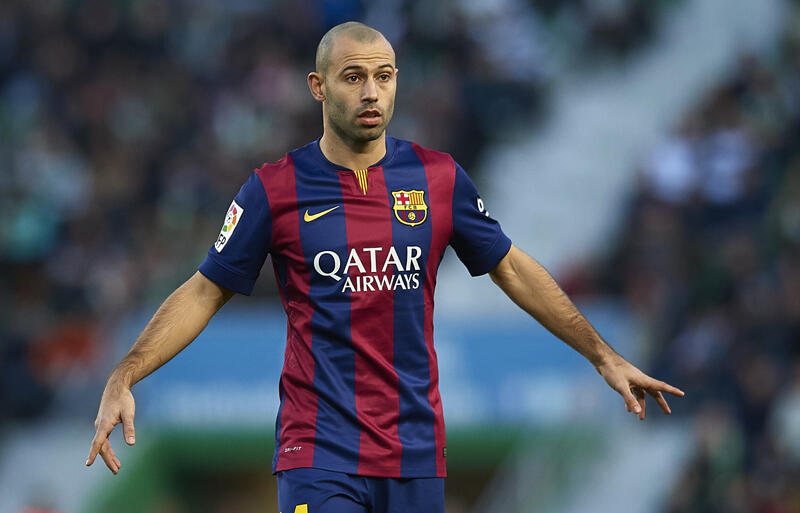 マスチェラーノアルゼンチン代表ユニフォームサッカーバルセロナ