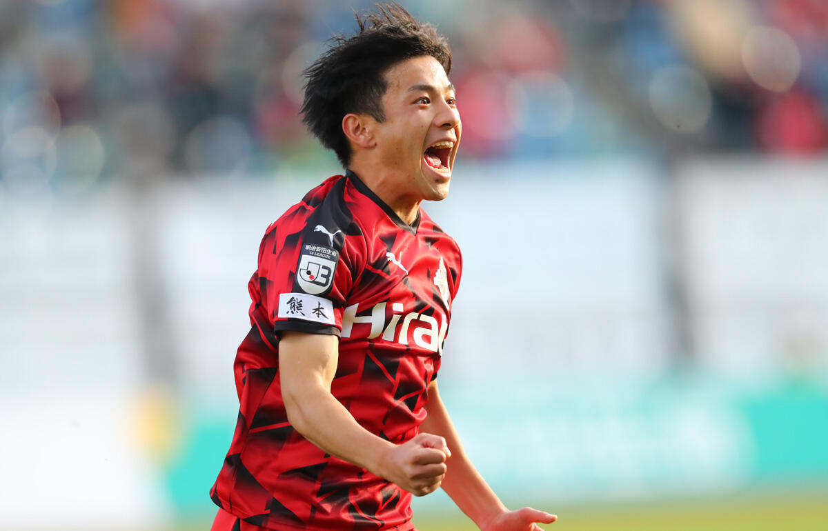 熊本が6選手と契約更新 J3優勝を決めるスーパーゴールのmf坂本亘基ら 超ワールドサッカー