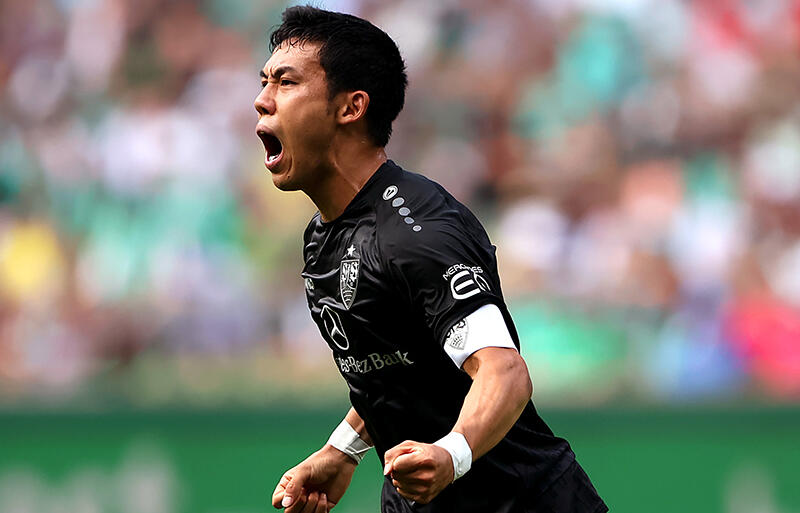 遠藤が豪快ミドル弾もシュツットガルト 試合終了間際の被弾でブレーメンにドロー ブンデスリーガ 超ワールドサッカー