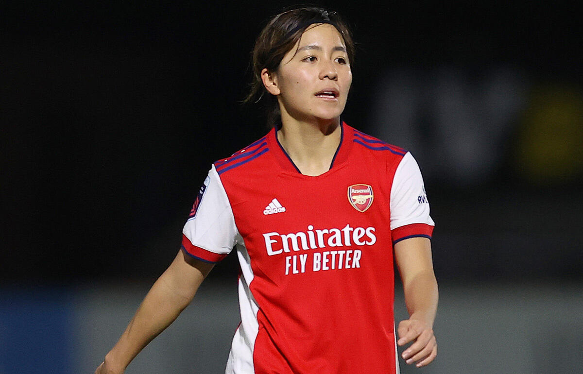 最高にかわいい 勝利の女神 カワイイが止まらない 岩渕真奈がノースロンドン ダービーをスタジアム観戦 ノースロンドンは赤 超ワールドサッカー