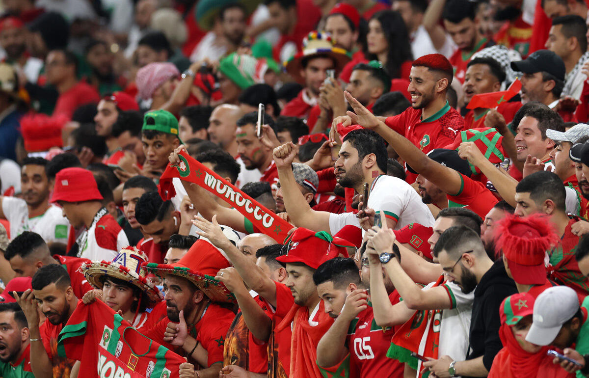 この男性も推すベスト4と今大会躍進を見せるモロッコのファン