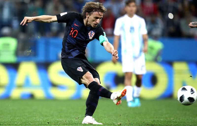 鮮明に覚えてる ロシアw杯でアルゼンチンを沈めたクロアチア代表モドリッチのスーパーミドルが脚光 またやってくれ 超ワールドサッカー