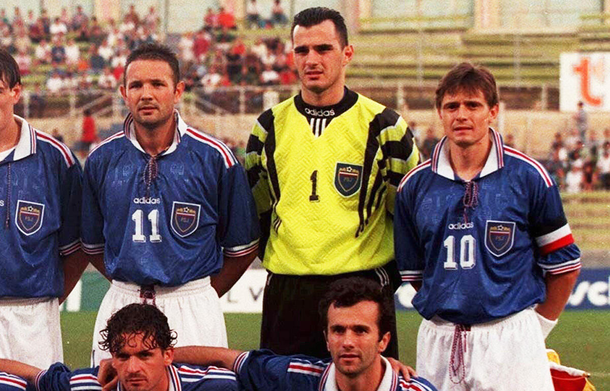 1990年 サッカー ユーゴスラビア代表 ストイコビッチ ユニフォーム ...