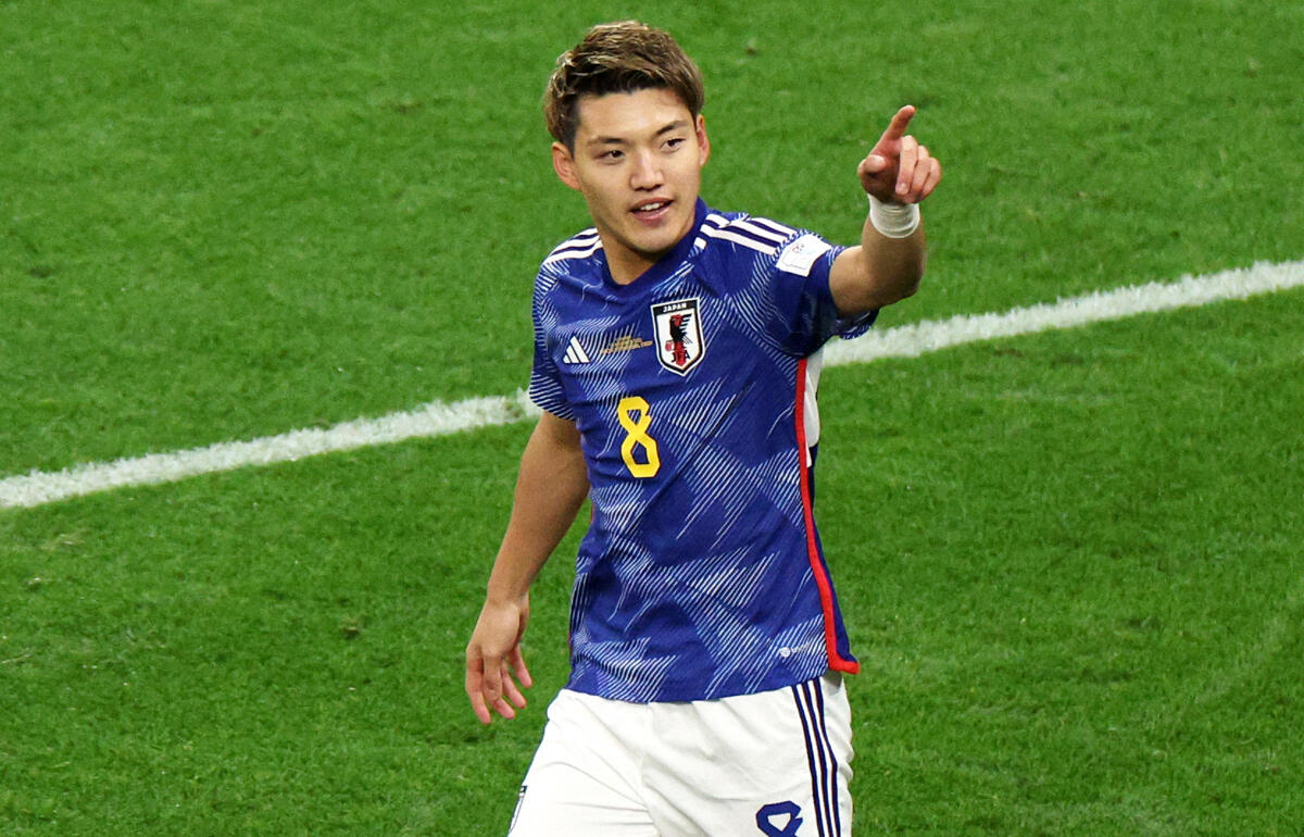 サッカーユニフォーム レプリカ キッズ 堂安律 日本代表 ホーム 150cm k