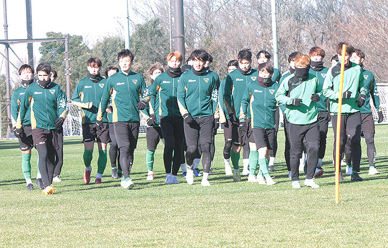 東京ヴェルディが10日にヴェルディグラウンドで初練習