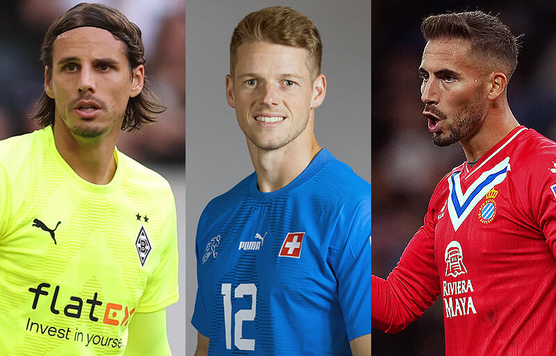 ゾマー(左)からオムリン(中央)、ルコント(右)とGK移籍ドミノへ