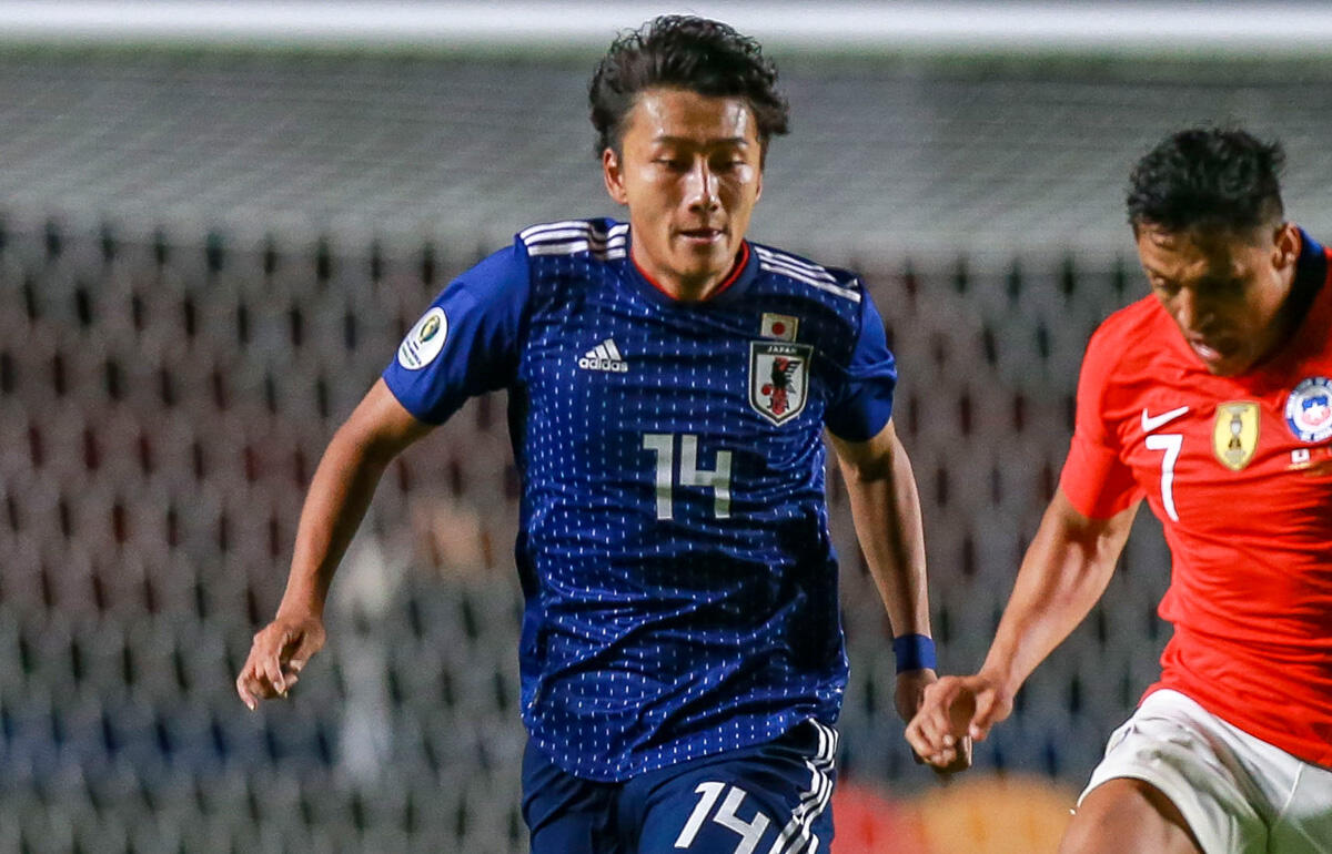 コパ・アメリカ2019で日本代表としてプレーする原輝綺