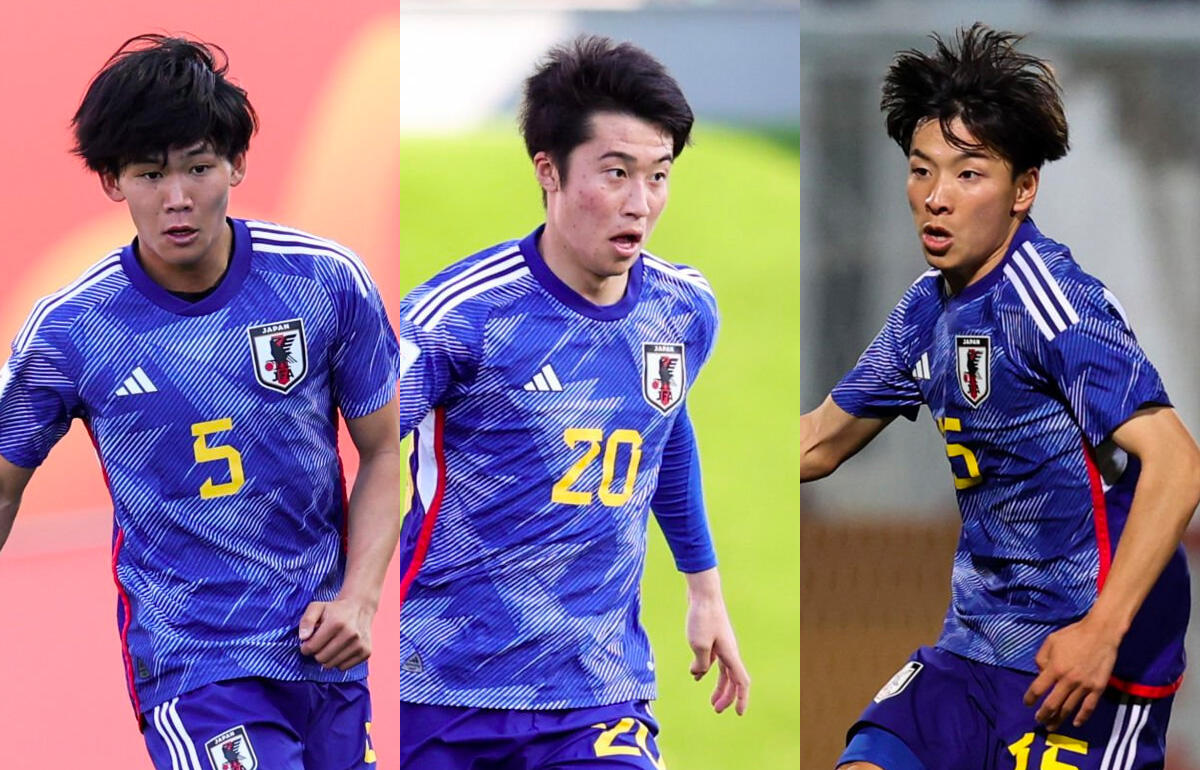 左から松田隼風、安部大晴、屋敷優成