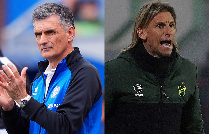 セビージャのメンディリバル新監督(左)、エルチェのベカセッセ新監督(右)