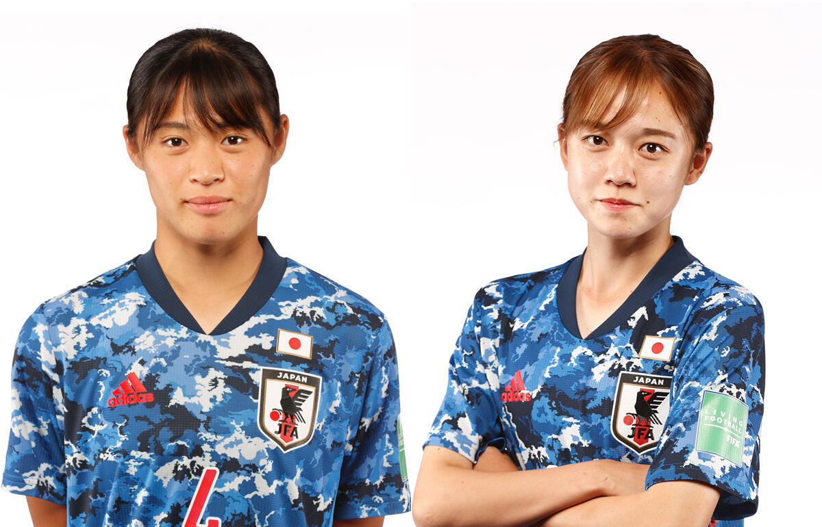 U-20女子W杯で準優勝を勝ち取った石川璃音(左)と吉田莉胡(右)
