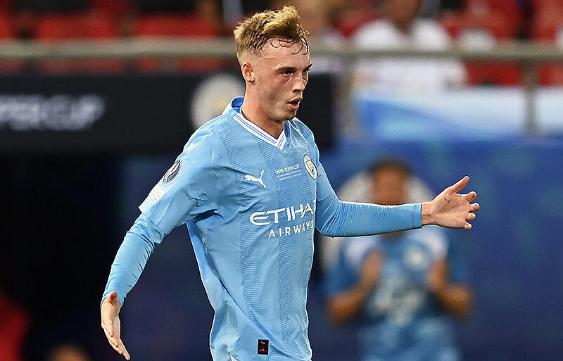 マンチェスター・シティ PALMER 80 コールパルマー　コールパーマー　M 2021-22 UEFA Champions League Base Rookie #80 Cole Palmer