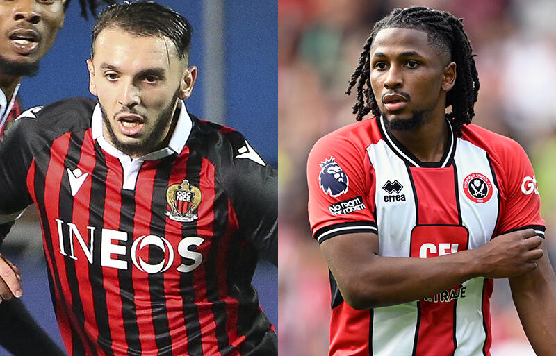 アルジェリア代表入りが濃厚なグイリ(左)とラルシ(右)