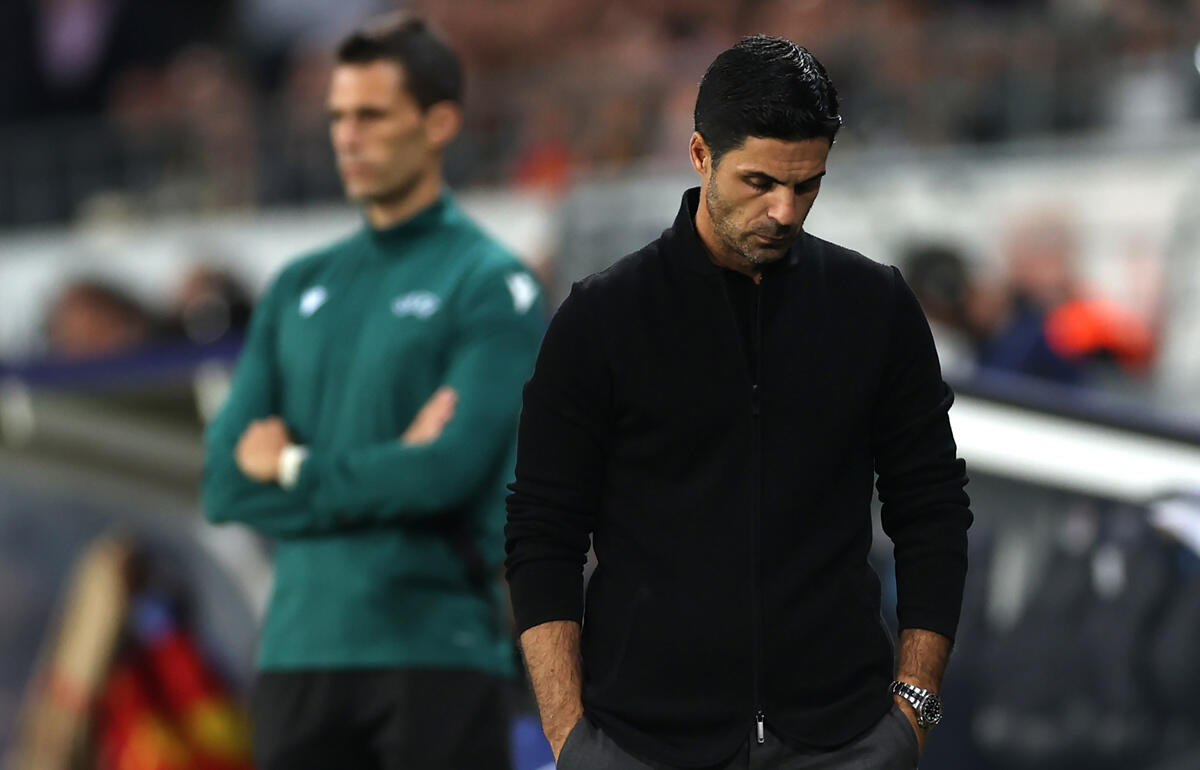 今シーズン初黒星を喫したアーセナルのアルテタ監督