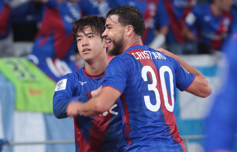 決勝点を生み出したクリスティアーノと決め切った長谷川元希
