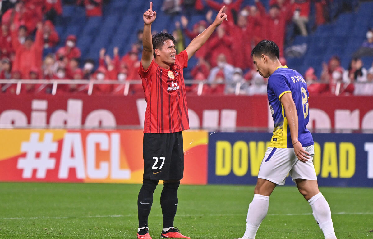 浦和でのデビューを果たし、ゴールも決めたエカニット・パンヤ