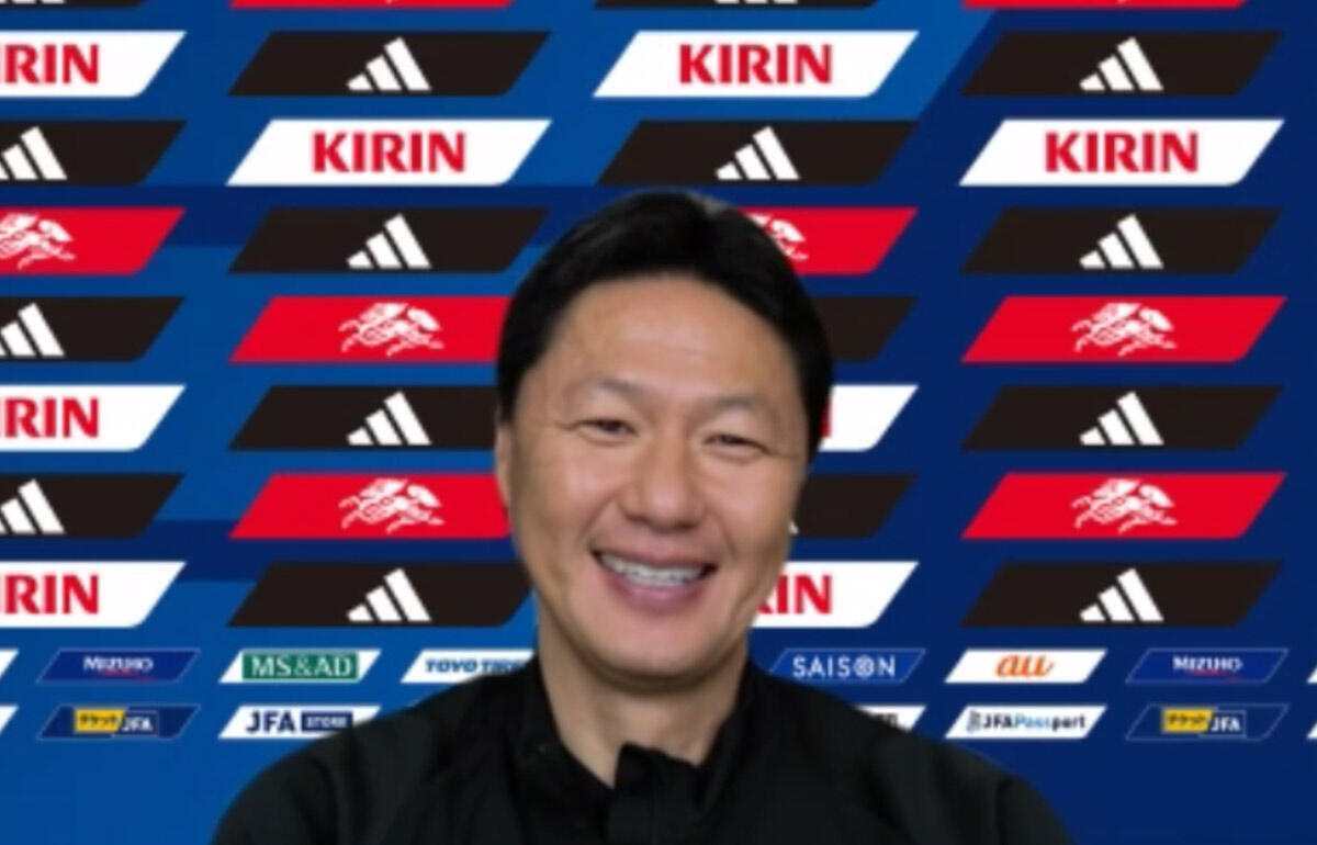 アジア競技大会参加中の中、メディア対応した大岩剛 U-22日本代表監督