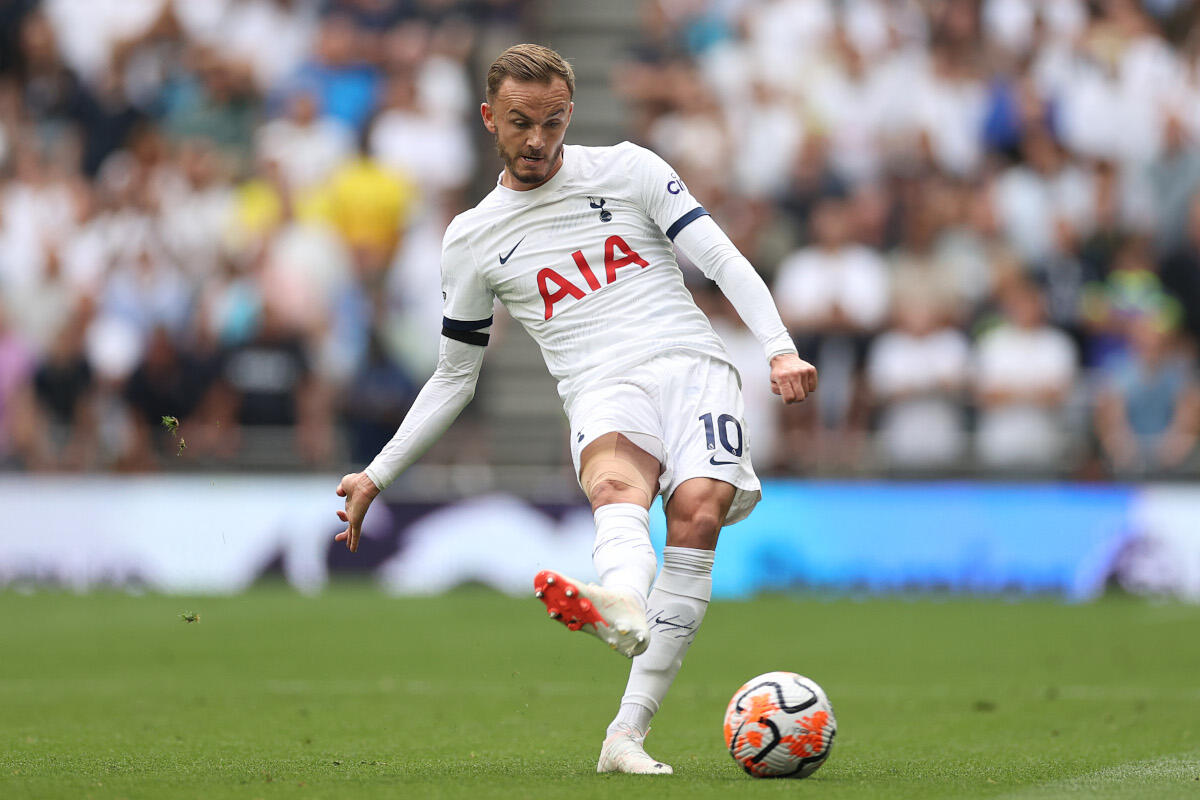 ベッカムのFKを真似したというマディソン