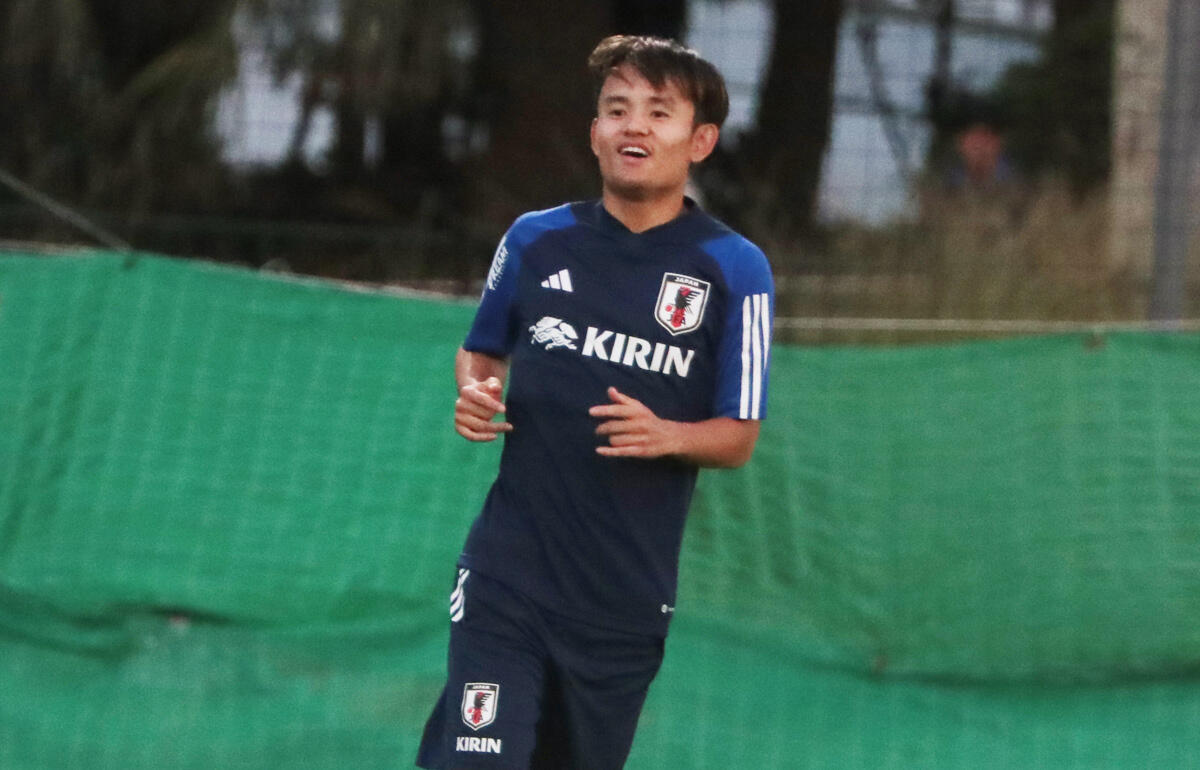 日本代表のMF久保建英(レアル・ソシエダ)