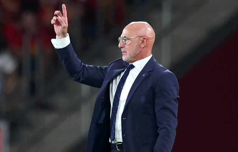 首位スコットランドを下したスペインのルイス・デ・ラ・フエンテ監督。次節のノルウェー戦に弾みをつける勝利を喜んだ。