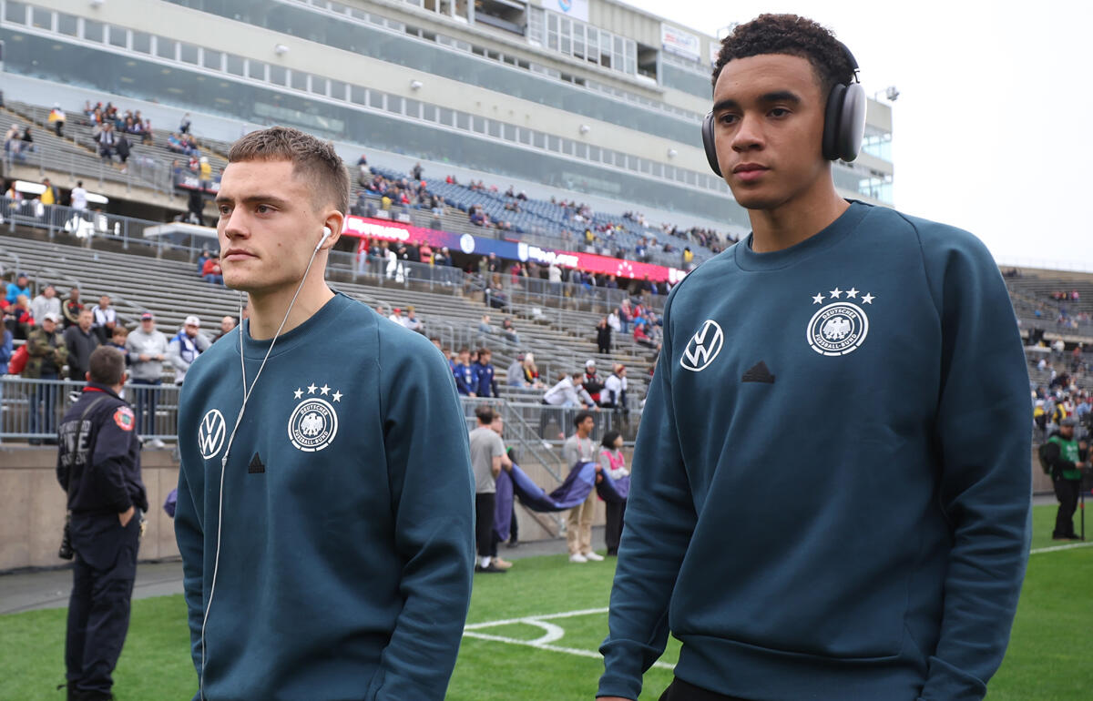 ドイツ代表ではすでにコンビを組むヴィルツ(左)とムシアラ(右)