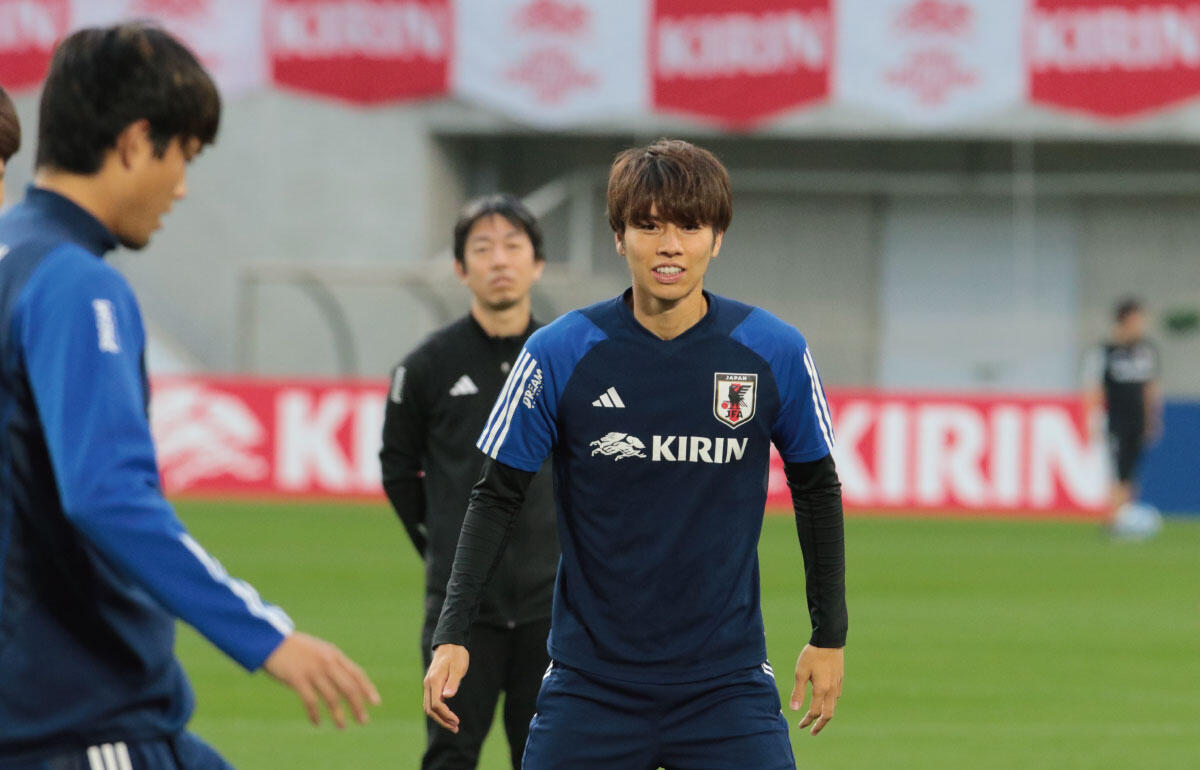 田中碧がW杯予選前最後の一戦でさらなるアピールへ