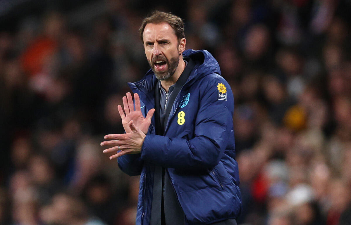 選手たちを称えたサウスゲイト監督