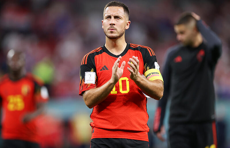 現役引退を発表した元ベルギー代表FWエデン・アザール