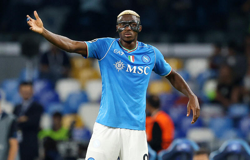 ナポリの主砲オシムヘン。来夏に移籍も。