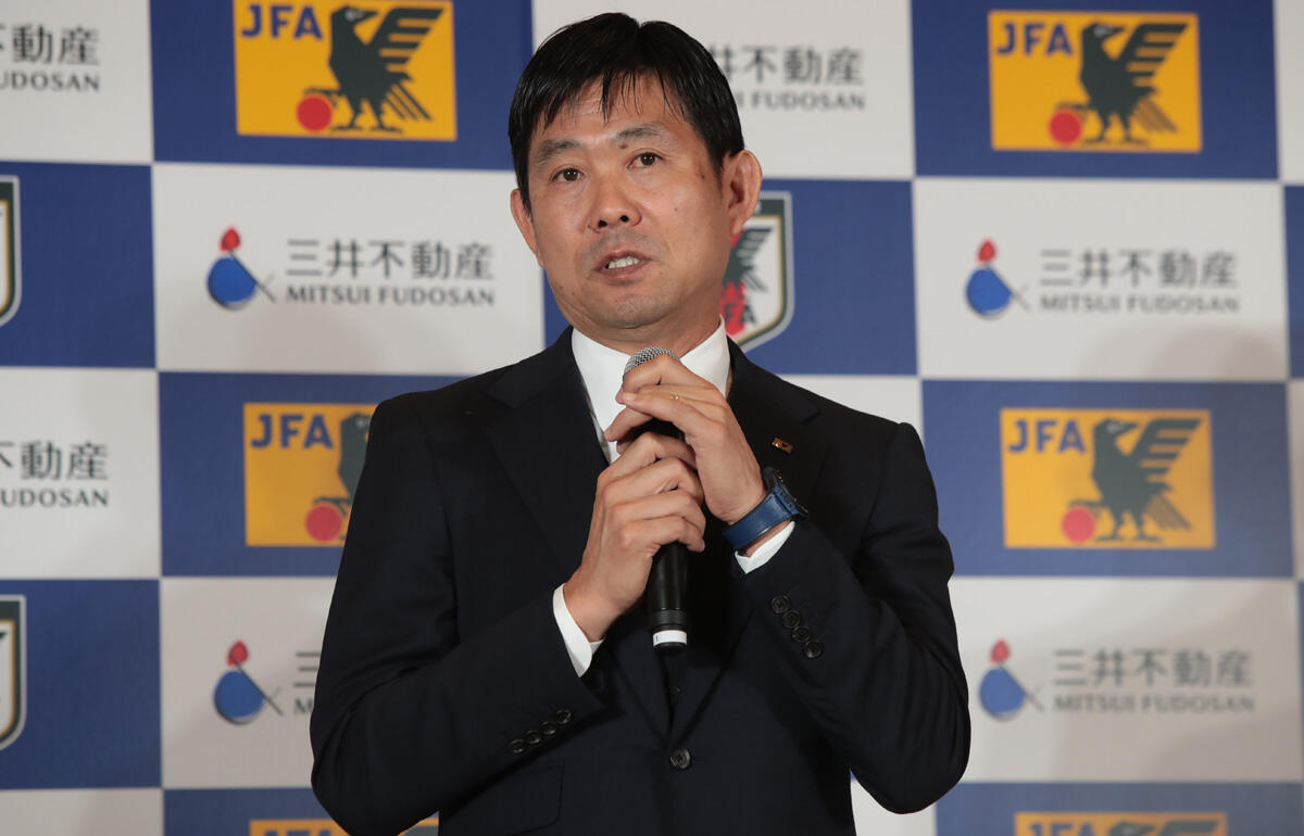 アジア2次予選について語る森保一監督