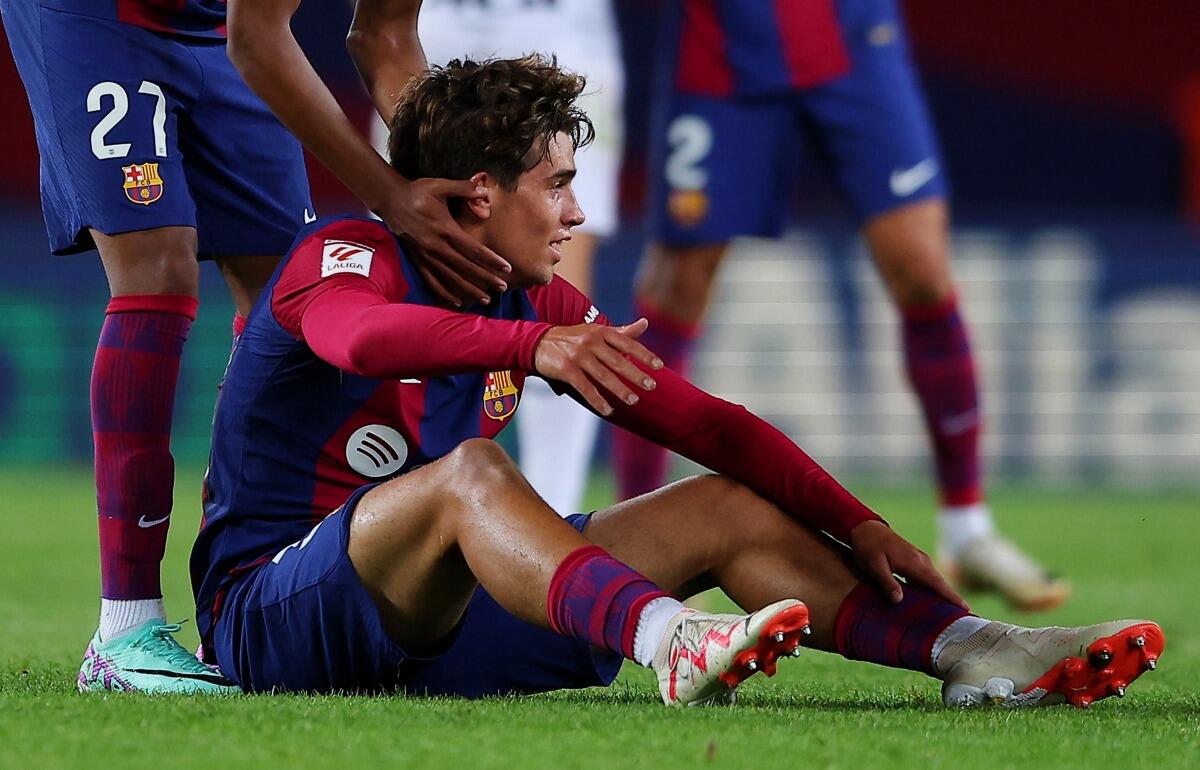 デビューして23秒で決勝ゴールを決めたバルセロナの17歳FWマルク・ギウ