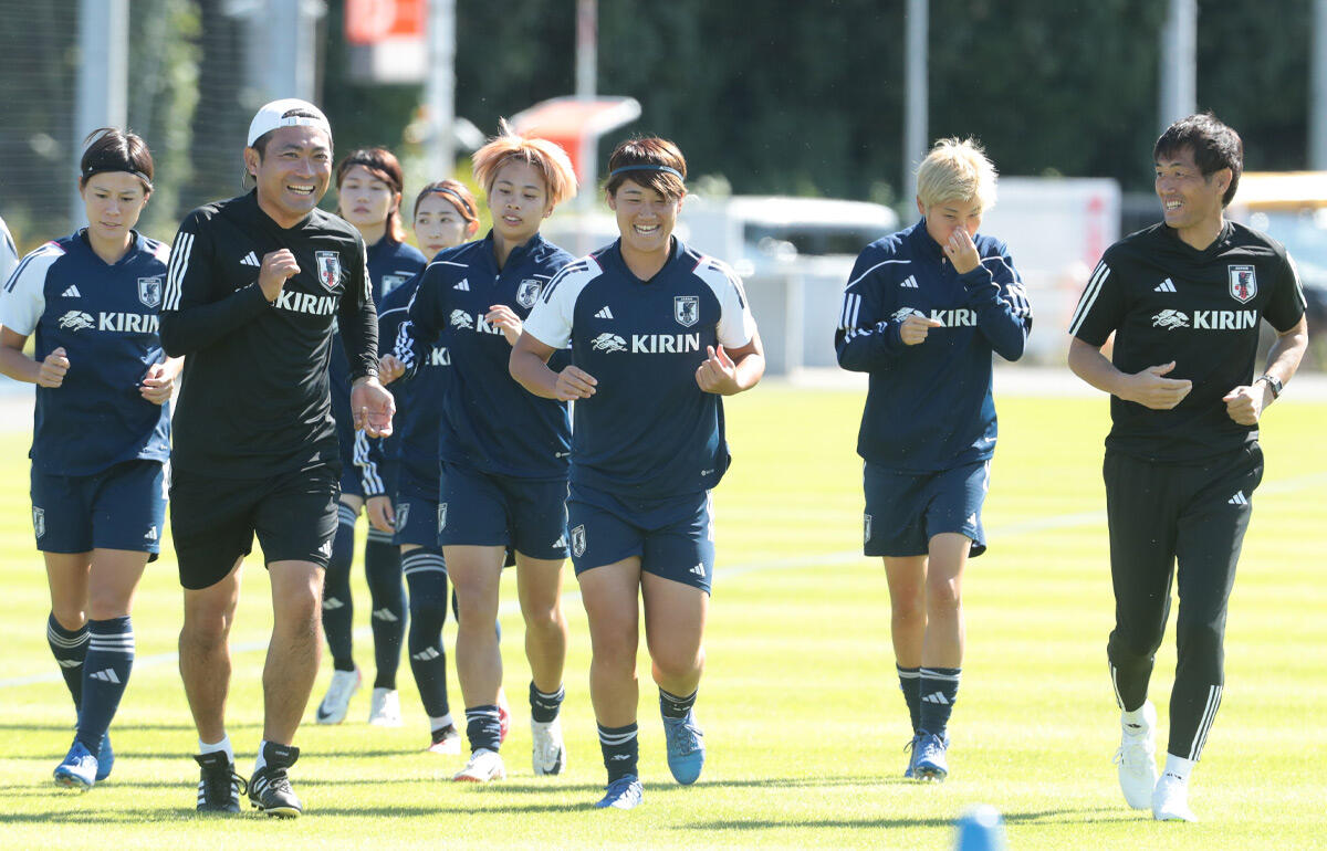 アジア2次予選へ向けた国内合宿を行ったなでしこジャパン