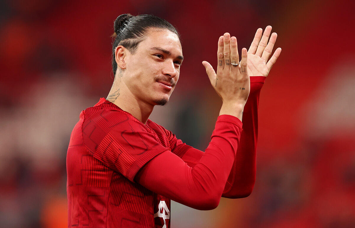 この試合で2ゴール目を逃したダルウィン・ヌニェス