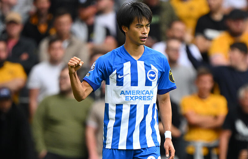 プレミアリーグで活躍を続ける日本代表MF三笘薫