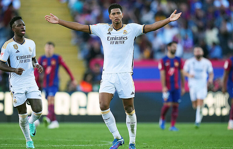 2ゴールの活躍でクラシコ大逆転勝利に貢献したベリンガム