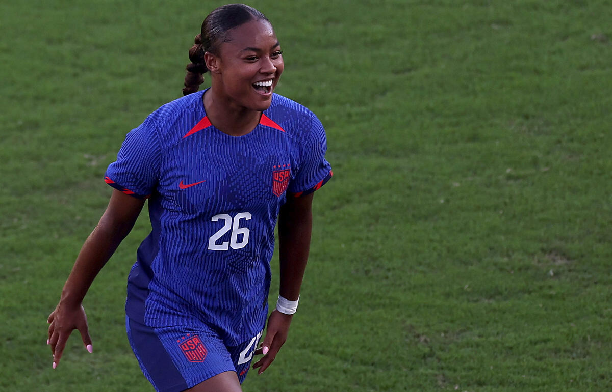 18歳で代表初ゴールを記録したアメリカ女子代表ジェイディン・ショー