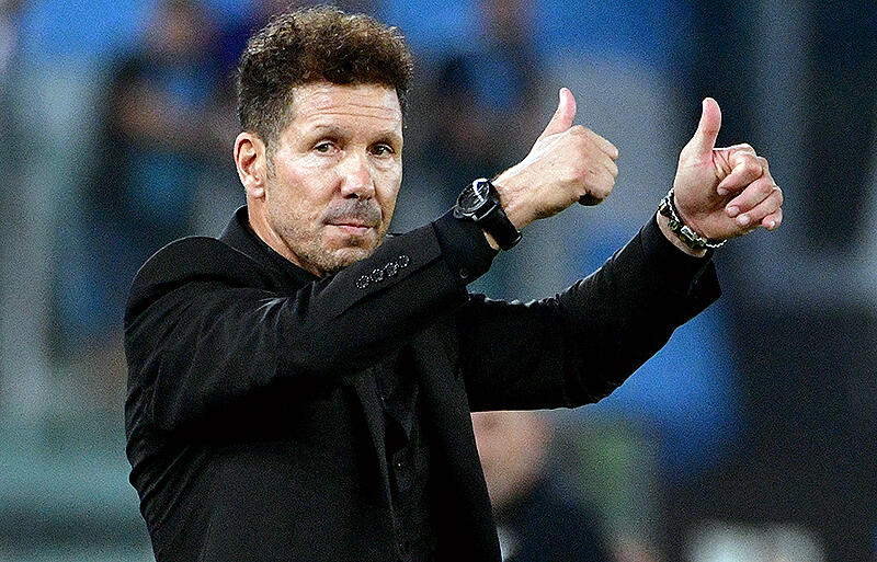 契約延長合意が報じられるシメオネ監督