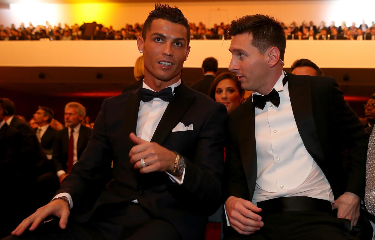 2008年からバロンドールを獲得し続けたメッシとC・ロナウド