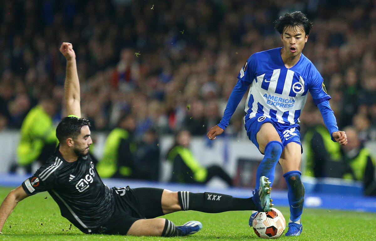 ブライトン＆ホーヴ・アルビオンの日本代表MF三笘薫